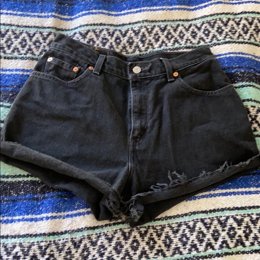 Levi’s high waisted shorts
